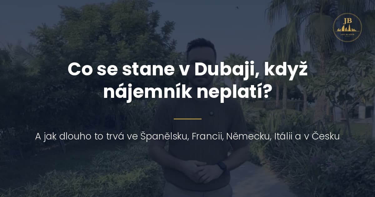 Co se stane v Dubaji, když nájemník přestane platit?